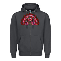 Smoke valentine's day baby cow rainbow Zipper Hoodie - RanaPortraitStore