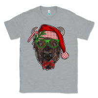 Heather Grey christmas bison Classic Tee - RanaPortraitStore