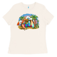 Bone camp life beach Ladies Tee - BarkalooDesign