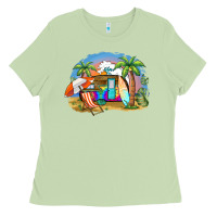 Matcha camp life beach Ladies Tee - BarkalooDesign