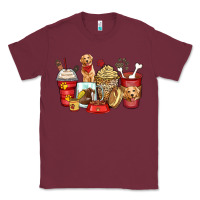 Burgundy golden retriever coffee cups Classic Tee - Zillion Design Studio