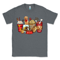 Charcoal Heather golden retriever coffee cups Classic Tee - Zillion Design Studio