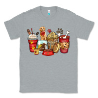 Heather Grey golden retriever coffee cups Classic Tee - Zillion Design Studio