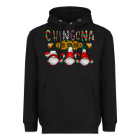 Black Chingona Heavyweight Hoodie - CowhideDigitalArt