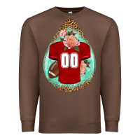 Chestnut american football and western roses teardrop Premium Sweatshirt - BundleAndBundleShop