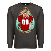 Smoke american football and western roses teardrop Premium Sweatshirt - BundleAndBundleShop