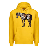 Lemon Mustang Horse Premium Hoodie - LillyAllenDesigns