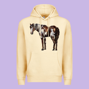 Mustang Horse Premium Hoodie Designed By Lillyallendesigns