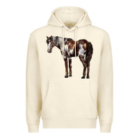 Sandshell Mustang Horse Premium Hoodie - LillyAllenDesigns
