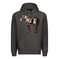 Smoke Mustang Horse Premium Hoodie - LillyAllenDesigns