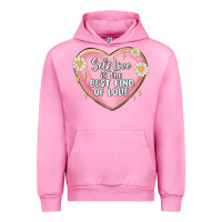 Fuchsia Pink self love is the best kind of love malias Urban Hoodie - MaliasSmallBusiness