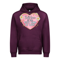 Mauve Wine self love is the best kind of love malias Urban Hoodie - MaliasSmallBusiness