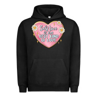 Pigment Black self love is the best kind of love malias Urban Hoodie - MaliasSmallBusiness