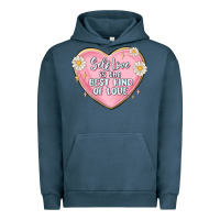 Pigment Midnight Navy self love is the best kind of love malias Urban Hoodie - MaliasSmallBusiness