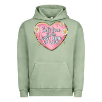 Pigment Oil Green self love is the best kind of love malias Urban Hoodie - MaliasSmallBusiness