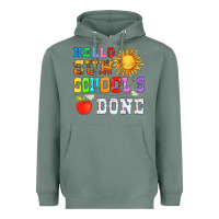 Sage hello sun schools done Heavyweight Hoodie - HRA Design Shop