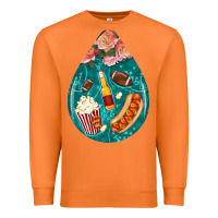 Carrot american football and western roses teardrop Premium Sweatshirt - BundleAndBundleShop