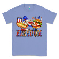 Colony Blue tastes like freedom with leopard Classic Tee - texasbilliewilder