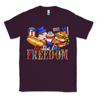 Plum tastes like freedom with leopard Classic Tee - texasbilliewilder
