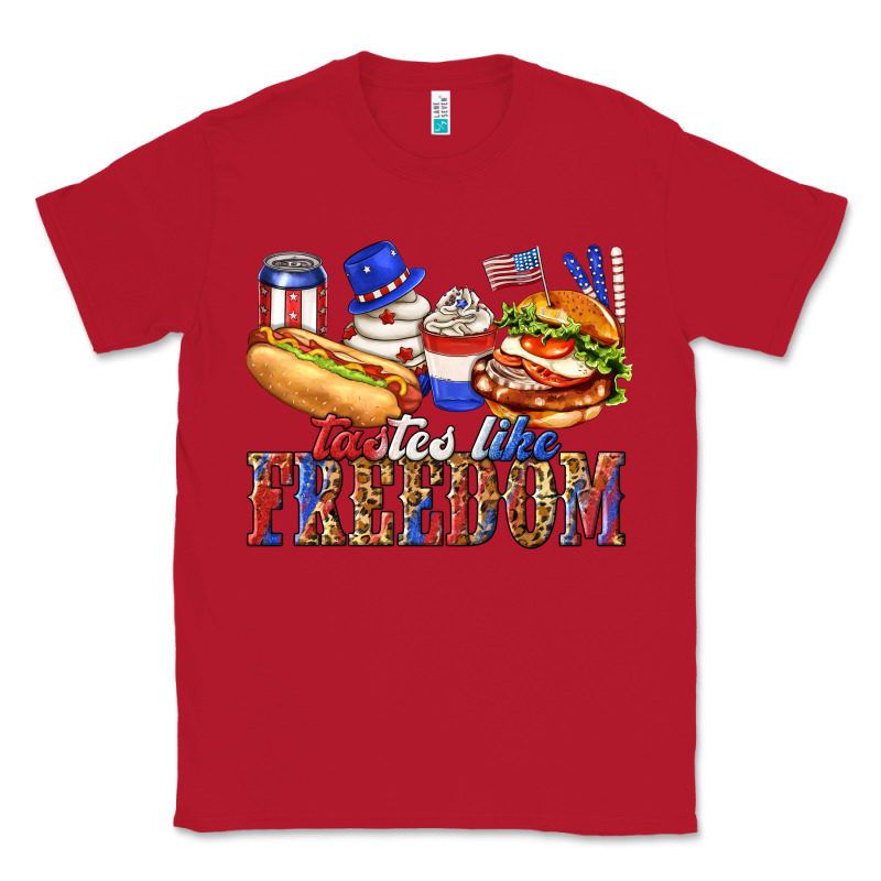 Tastes Like Freedom With Leopard Classic Tee by texasbilliewilder | Teevron