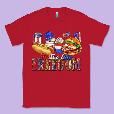 Classic Tee tastes like freedom with leopard