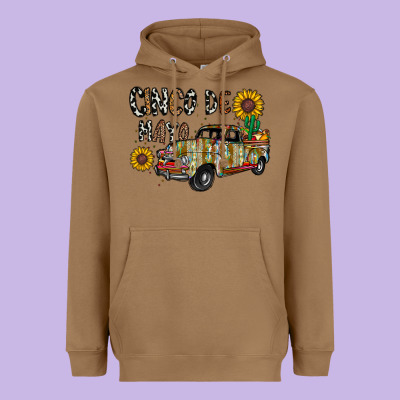 Cinco De Mayo Truck Heavyweight Hoodie Designed By Cowhidedigitalart