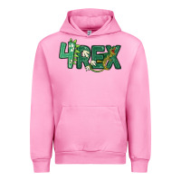 Fuchsia Pink four rex Urban Hoodie - MaliasSmallBusiness