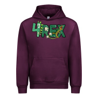 Mauve Wine four rex Urban Hoodie - MaliasSmallBusiness