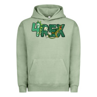 Pigment Oil Green four rex Urban Hoodie - MaliasSmallBusiness