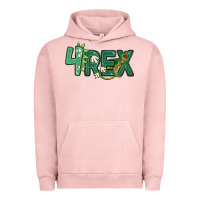 Pigment Salmon four rex Urban Hoodie - MaliasSmallBusiness