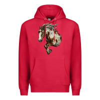 Cardinal Mustang Horse Premium Hoodie - LillyAllenDesigns