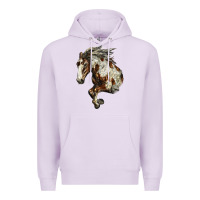 Lilac Mustang Horse Premium Hoodie - LillyAllenDesigns