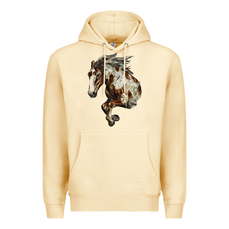 Mustang Horse Premium Hoodie by LillyAllenDesigns | Teevron
