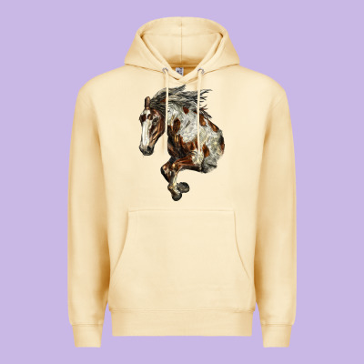 Mustang Horse Premium Hoodie Designed By Lillyallendesigns