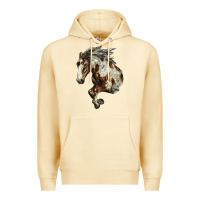 Pina Colada Mustang Horse Premium Hoodie - LillyAllenDesigns
