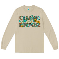 Mushroom created with a purpose Long Sleeve Tee - texasbilliewilder