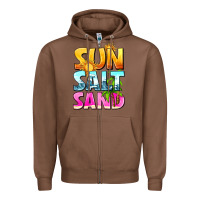 Chestnut sun salt sand Zipper Hoodie - texasbilliewilder