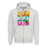 Dove Grey sun salt sand Zipper Hoodie - texasbilliewilder