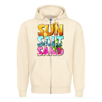 Sandshell sun salt sand Zipper Hoodie - texasbilliewilder