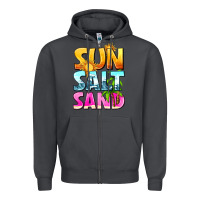 Smoke sun salt sand Zipper Hoodie - texasbilliewilder