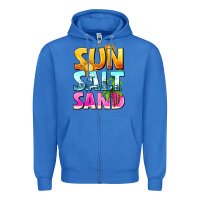 True Royal sun salt sand Zipper Hoodie - texasbilliewilder