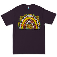 Plum sunflower sports rainbow Premium Tee - RacoonDesign