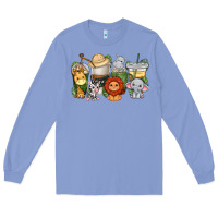 Colony Blue cute baby safari animals coffee cups Long Sleeve Tee - texasbilliewilder