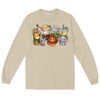 Mushroom cute baby safari animals coffee cups Long Sleeve Tee - texasbilliewilder