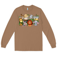 Toasted Coconut cute baby safari animals coffee cups Long Sleeve Tee - texasbilliewilder