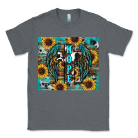 Charcoal Heather western hope sunflower's Classic Tee - RanaPortraitStore
