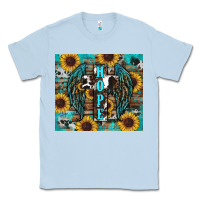 Dusty Blue western hope sunflower's Classic Tee - RanaPortraitStore