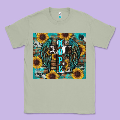 Western Hope Sunflower's Classic Tee Designed By Ranaportraitstore