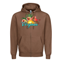 Chestnut summer virginia Zipper Hoodie - texasbilliewilder