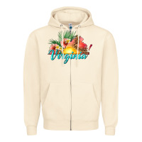 Sandshell summer virginia Zipper Hoodie - texasbilliewilder